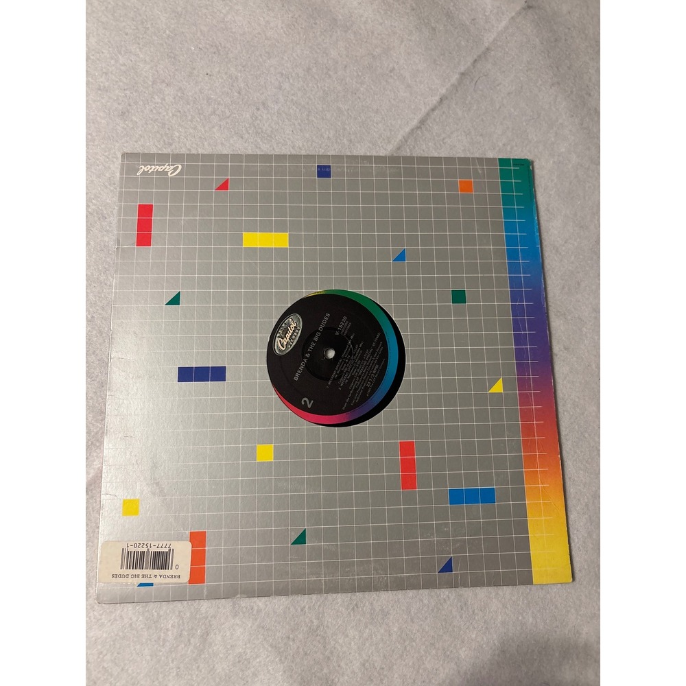 Brenda & The Big Dudes Weekend Special 12" Vinyl Single Capitol V-15220 1983